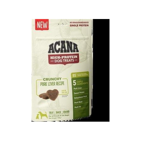 ACANA High Protein Dog Treats Crunchy Pork Liver Recipe