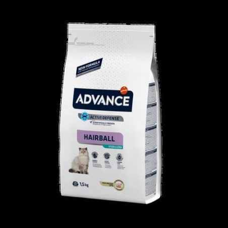 ADVANCE Gato Hairball Sterilized Adult Pavo