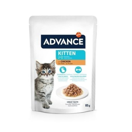 ADVANCE Gato Pouches Kitten con Pollo