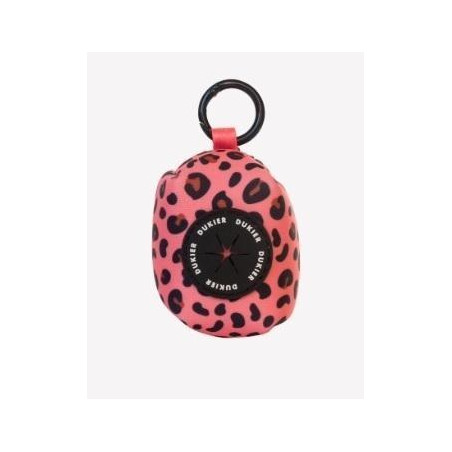 DUKIER Porta Bolsas Caca Leopardo