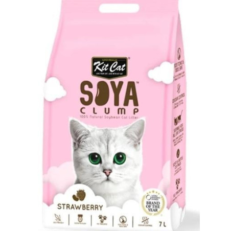 KIT CAT Arena Soya Clump Soja Bio Fresa