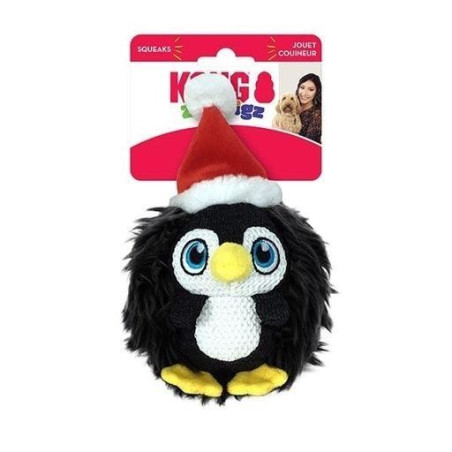 KONG Zig Wigz Peluche Ping  ino Navideño