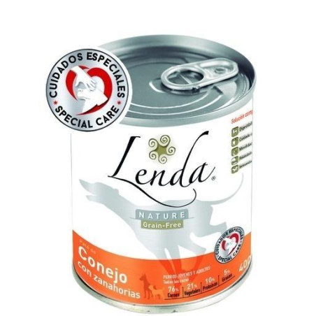 LENDA Perro Conejo con Zanahorias 400Gr