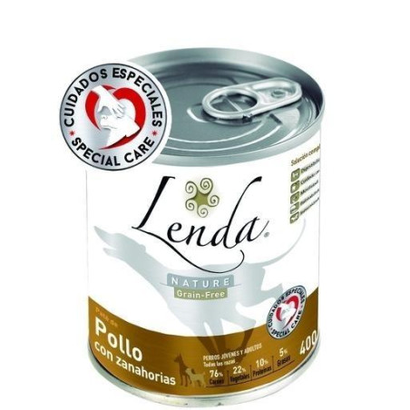 LENDA Perro Pollo con Zanahorias 400Gr