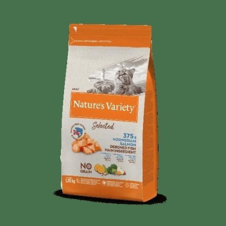 NATURE S VARIETY Gato Selected Adult Salmon Noruego