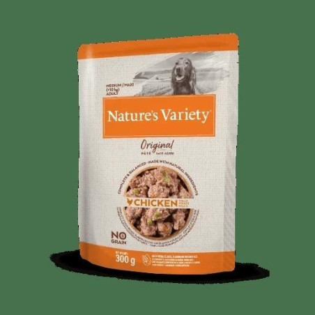 NATURE S VARIETY Original Perro Medium/Maxi Pate Pollo 300gr