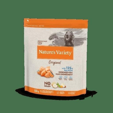 NATURE S VARIETY Perro Original No Grain Medium/Maxi Adult Salmon