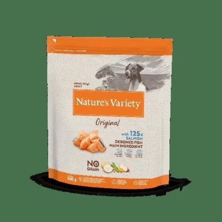 NATURE S VARIETY Perro Original No Grain Mini Adult Salmon