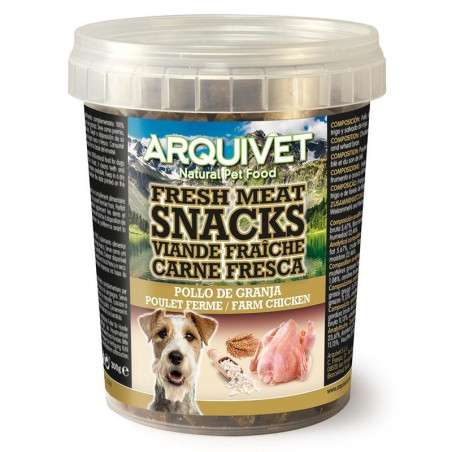 ARQUIVET Fresh Meat Snacks Pollo de Granja