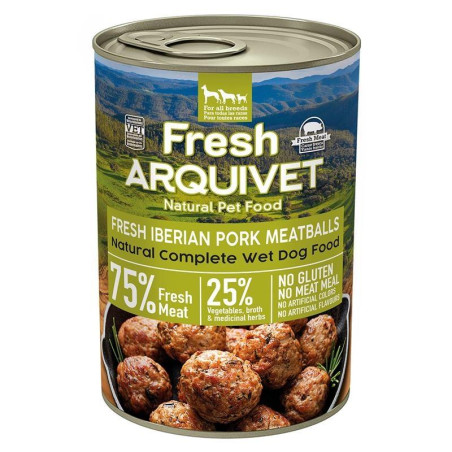 ARQUIVET Fresh Albóndigas Cerdi Ibérico con Calabaza y Judias Verdes