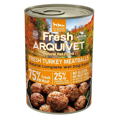 ARQUIVET Fresh Albóndigas Pavo con Brócoli y Calabaza