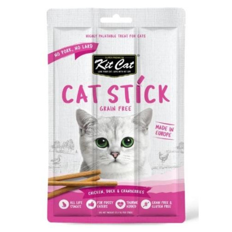 KITCAT Snack Stick GF Pollo Pavo Arándanos