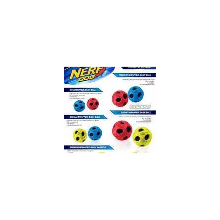 NERF DOG Pelotas Cubiertas de Goma Perro