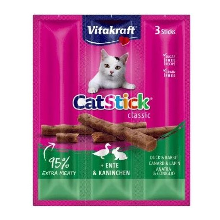 VITAKRAFT CatStick Conejo y Pato