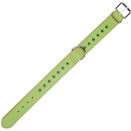 ARPPE Collar Omega Cuero con Tachuelas Verde