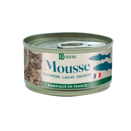 GUSTAV Mousse Salmón para Gato