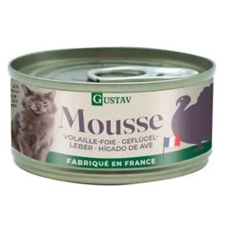 GUSTAV Mousse Pavo para Gato