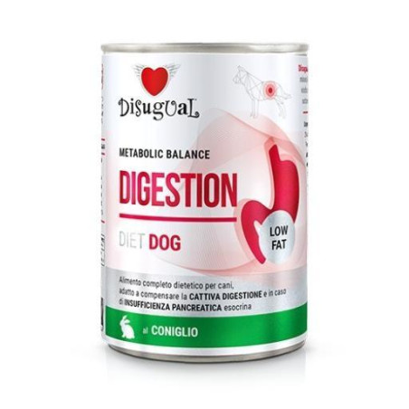 DISUGUAL Digestion Low Fat Conejo para Perro