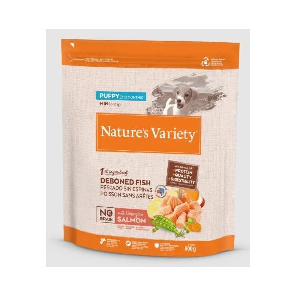 NATURE S VARIETY No Grain Puppy Salmón para Perro